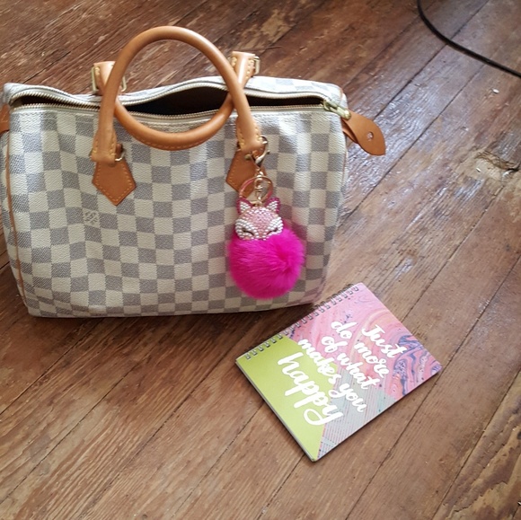 Bling kitty bag charm  -Navy - Picture 3 of 3